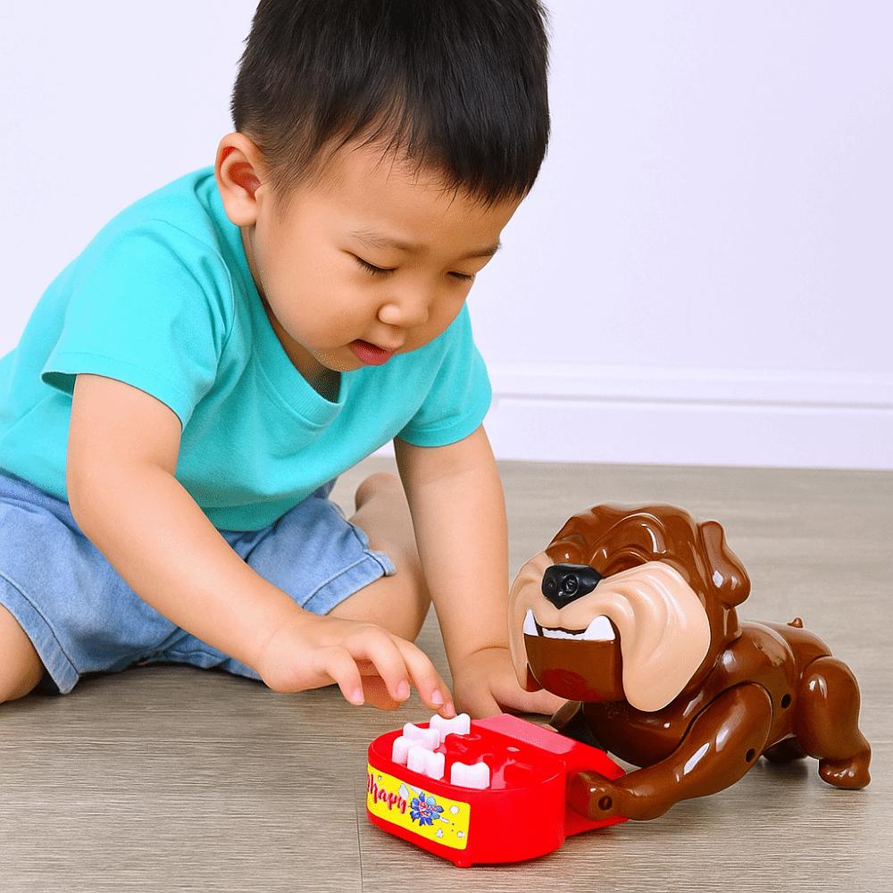 Multifunctional Dog Tabletop Game Plastics Finger Bite Scary Game  Birthday Gift