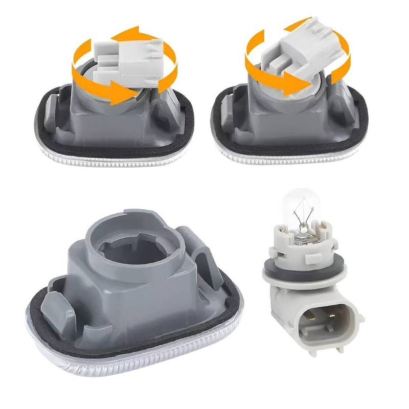 81730-0D020 1 Pair Clear Lens Fender Side Marker Turn Signal Light Lamp Fit for Toyota Corolla Camry Previa Estima Lexus GS RX