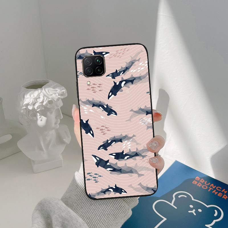 Косатки Косатки Для Huawei Nova 11i 12i 12s 7i 8i Y73 Y70 Y90 Y60 Y72 Y61 Y91 9 10 SE P30 Pro P40 Lite Чехол
