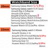 20 22 мм силиконовый ремешок для Samsung Galaxy Watch 7654 40 мм 44 мм 5 Pro 45 мм 46 мм 42 мм 3 Active 2 Gear S3 24 Sport мягкий спортивный ремешок для часов Huawei Watch