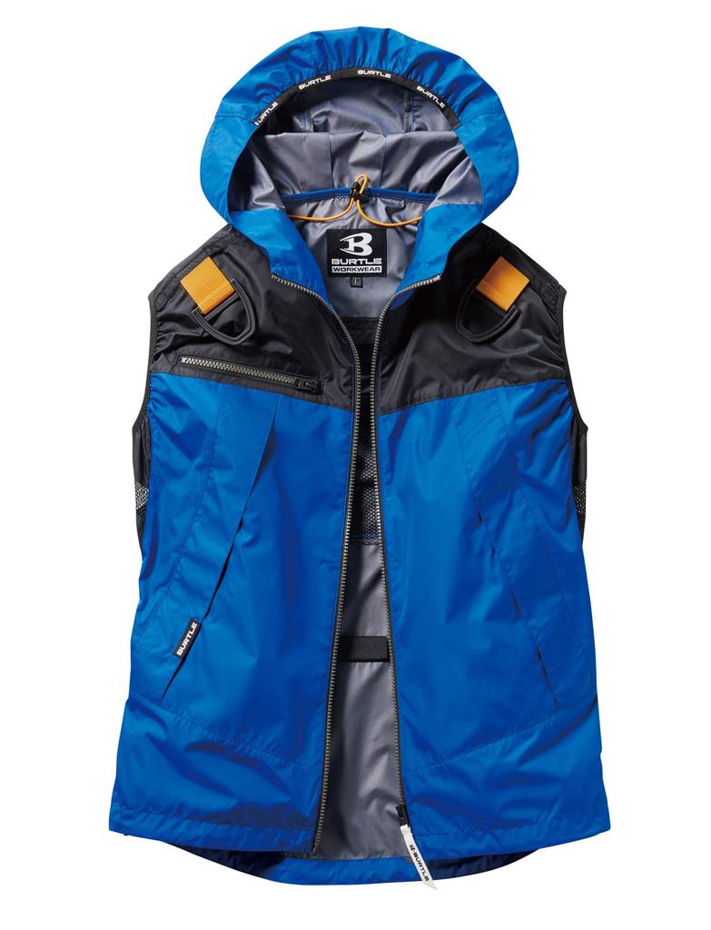 BURTLE Aircraft Parka Vest for AC1094 42 Royal Blue M Spring/Summer