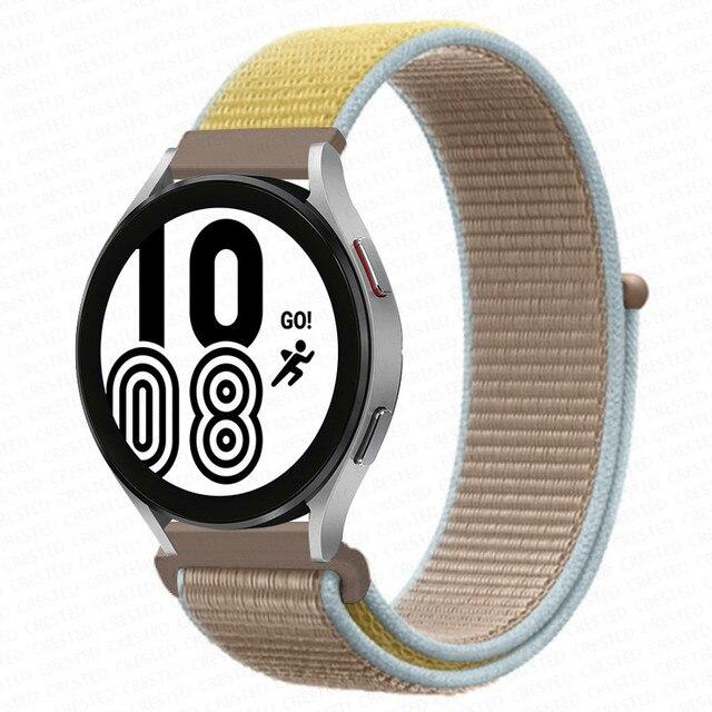 Band For Samsung Galaxy Watch 4 3 Classic 5 Pro Active 2/Gear S3 Nylon Loop Correa Bracelet Huawei Watch GT 2 3 Strap 22mm 20mm