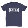 Футболка NIN Retro Logo Nine Inch Nails, мужская модная хлопковая футболка с круглым вырезом и коротким рукавом, идея для подарка, одежда