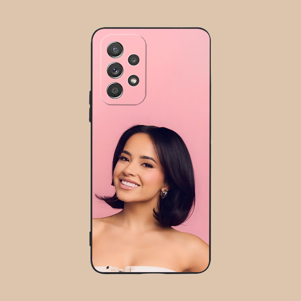 Модный чехол для мобильного телефона Becky G для Samsung Galaxy A73 72 71 70 56 55 54 53 52 36 35 34 23 16 15 5G Цветной защитный чехол