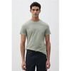 Футболка HM slim fit светло-зеленая