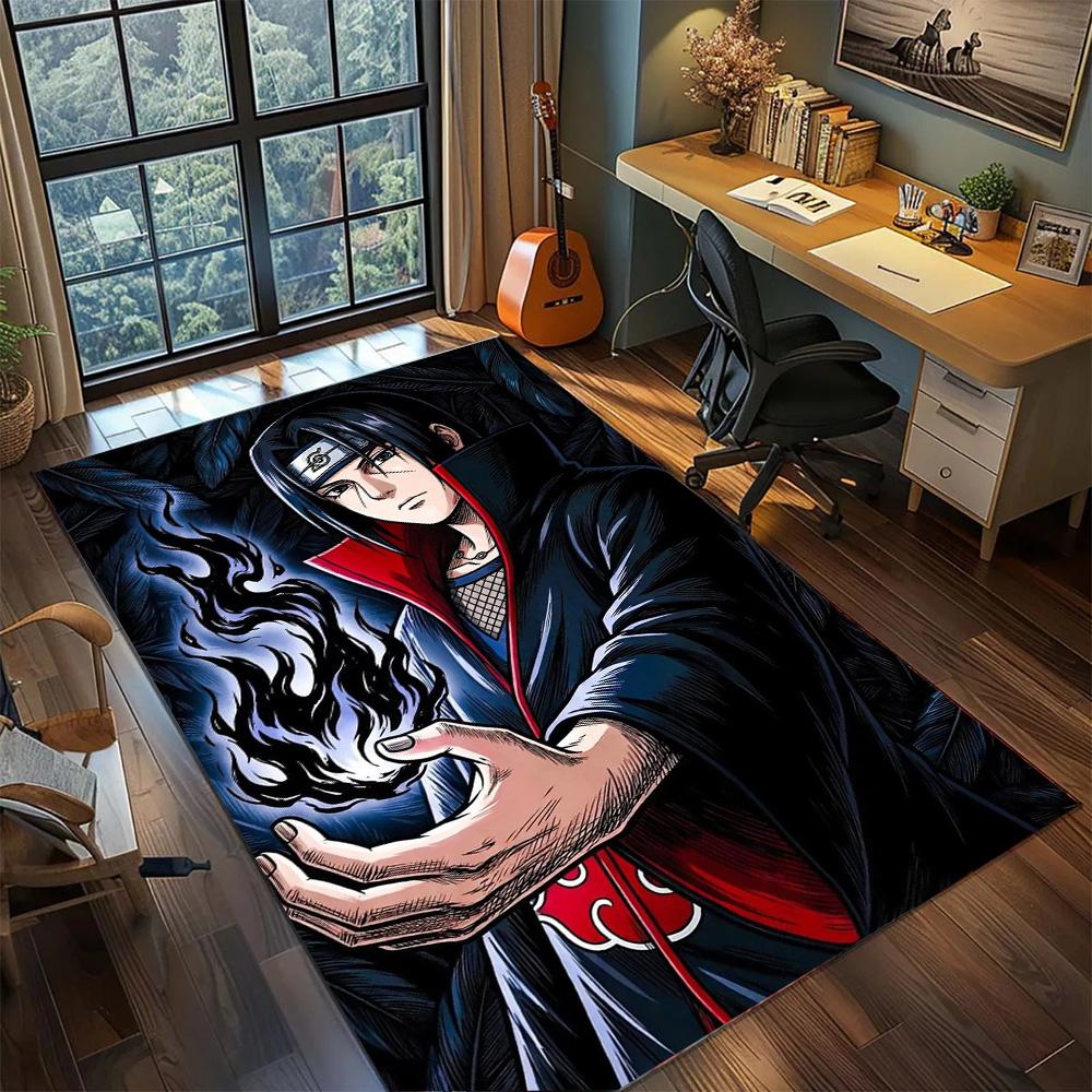 Itachi Uchiha Non Slip Decorative Rug Carpet, Washable Large Area Floor Mat Gamer Room Bedroom Home.-TING