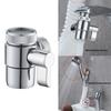 Faucet Diverter Valve with Aerator Steel Sink Splitter 1/2 Thread Simple Installs for Shower & Garden Hose Connection