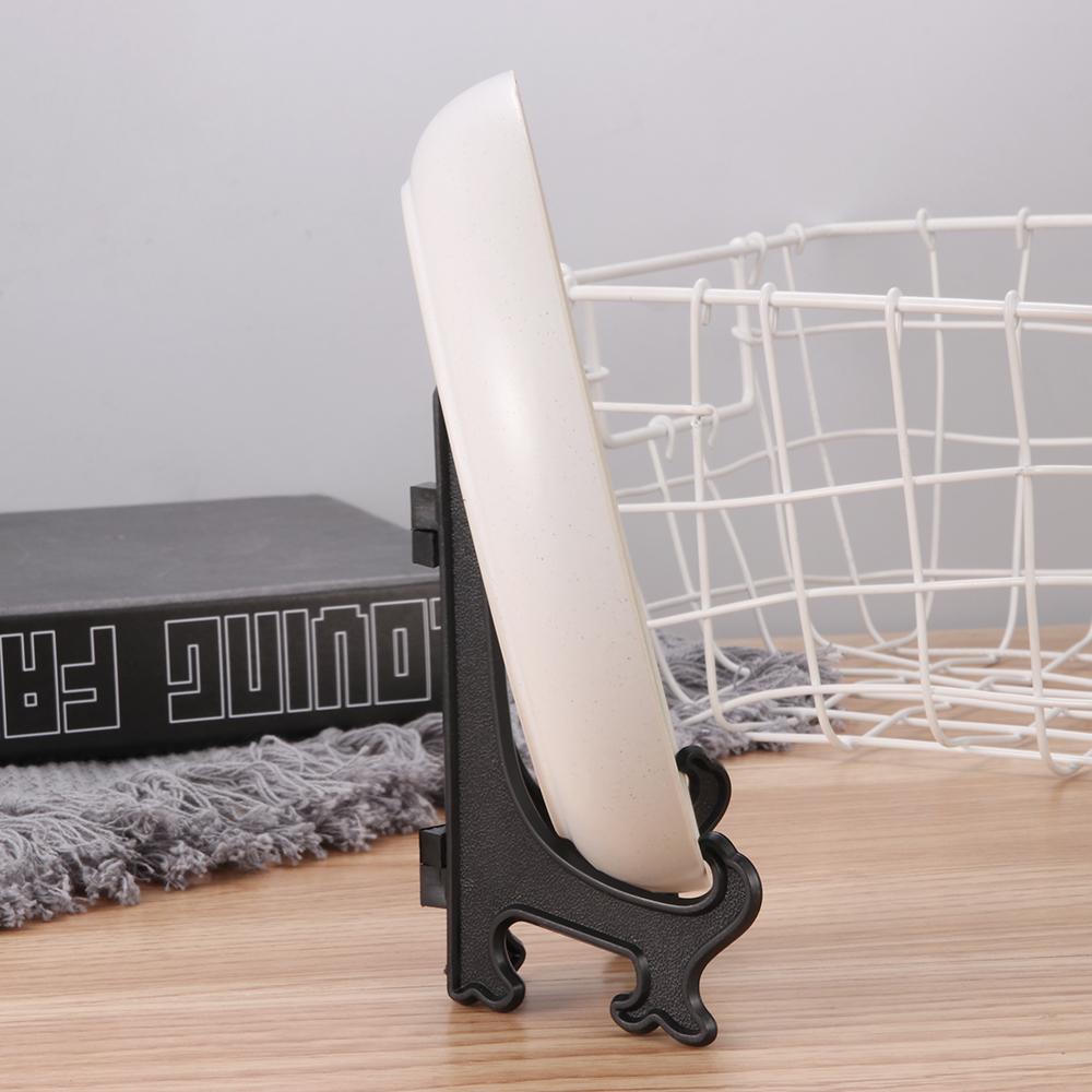5PCS Arts Picture Pedestal Plastic Storage Holders Dish Rack Photo Frame Display Stand Stander