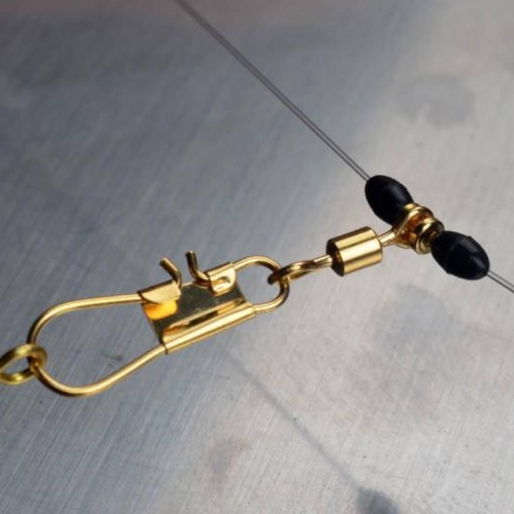 Соединитель Вертлюги Крючок Space Bean Octagon Ring Shank Clip Connectors Леска Грузило