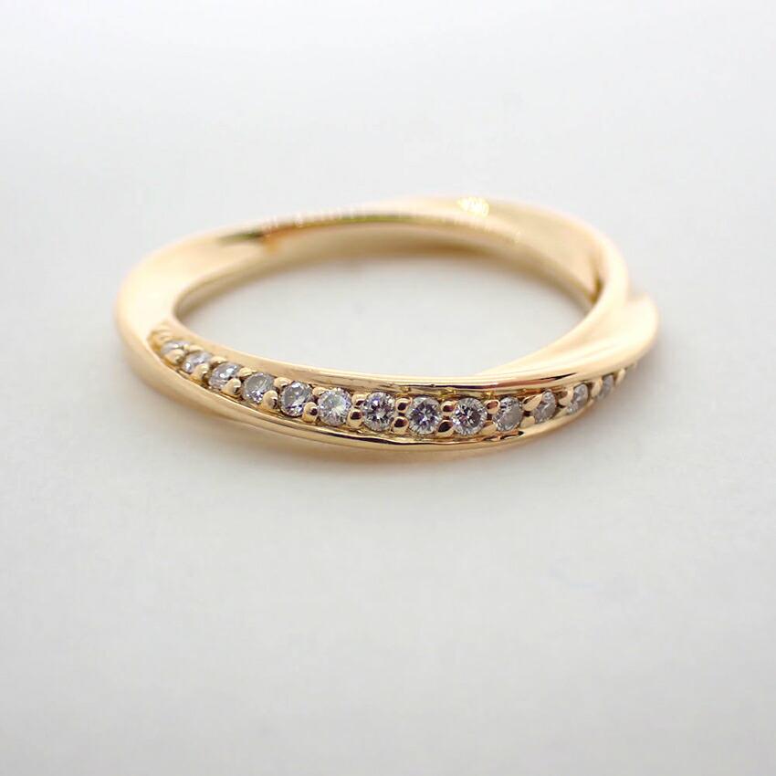 [Б/у] Звездные украшения/Звездные украшения K18YG Бриллиантовое кольцо/Нет. 11/г433-52