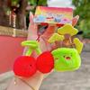 Key Magnet Holder With Plush Fun Fruit Coconut Orangedesign For Home Use
