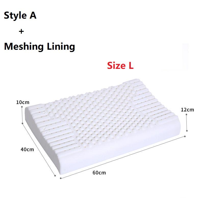 Таиландская подушка из чистого натурального латекса, защитная подушка для шеи и позвоночника, массажные лечебные подушки для тела, подушки для сна