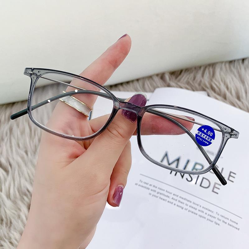 Anti-blue Light Full Frame Black Reading Glasses for Men and Women