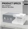 Convenient Absorbent Lint-Free Pull-Out Disposable Kitchen Cloth, Star Gray Washable Weekly Use for Dish Washing & Drawer Storage Daily Cleaning