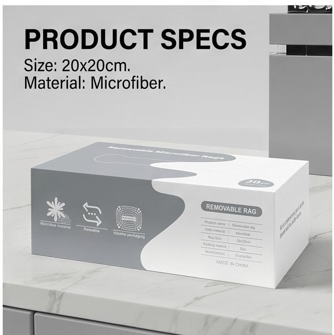 Convenient Absorbent Lint-Free Pull-Out Disposable Kitchen Cloth, Star Gray Washable Weekly Use for Dish Washing & Drawer Storage Daily Cleaning