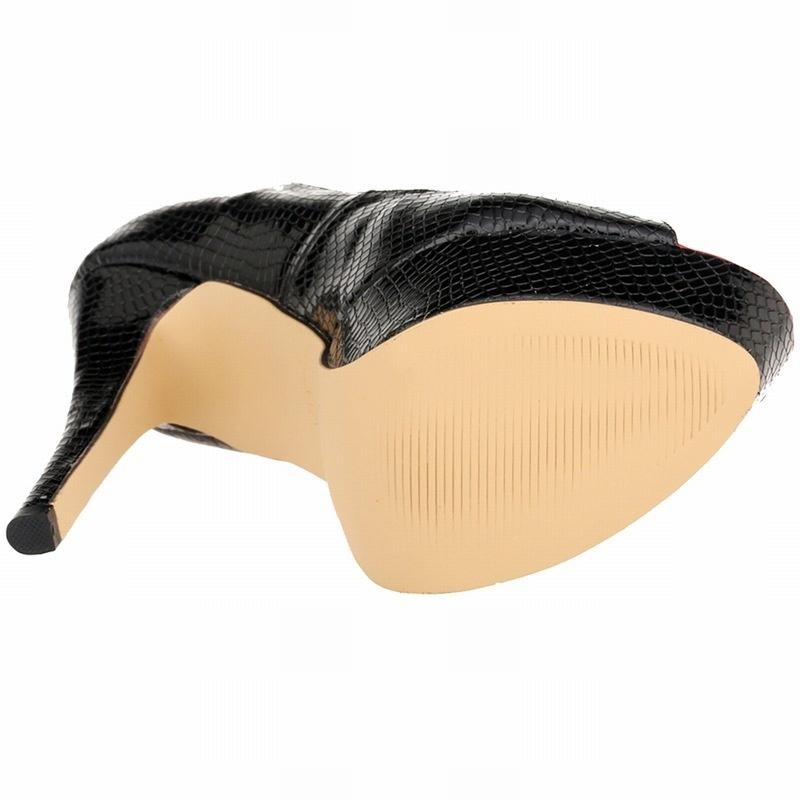 Женские туфли-лодочки, модные, сексуальные, 14 см, тонкие, высокие каблуки, с открытым носком, на платформе, с крокодиловым узором, на шпильках, для вечернего платья, свадебные туфли