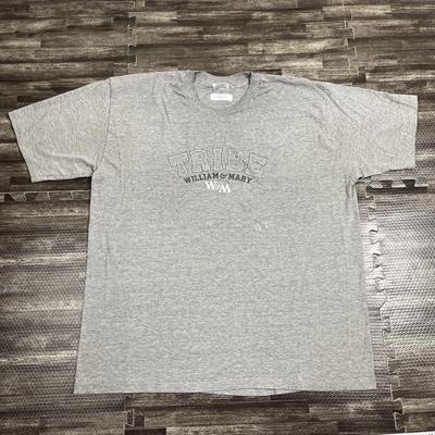 Винтажная графическая футболка William & Mary Серая 2XL XXL Одиночный шов VTG 90-е