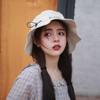 Шляпа женская корейская версия модная шляпа-ведро модная шляпа с оборками по краю от солнца японская милая универсальная шляпа от солнца