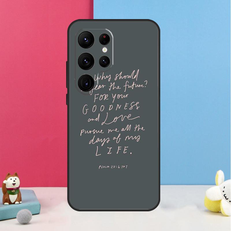 Чехол с цитатами из Библии для Samsung Galaxy S26 S25 S24 S20 S21 S22 S23 Ultra S10 Plus S25 FE Задняя крышка