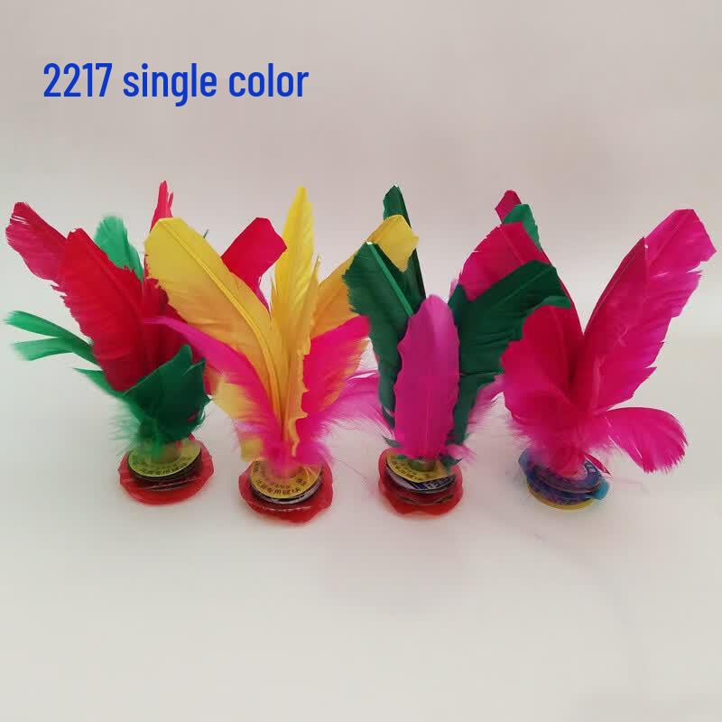 Durable Colorful Goose Feather Shuttlecock