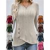 Fashionable Small Shirt Women, Waisted Round Neck Tight Long-sleeved Tops, Fall and Winter Round Neck Tops
