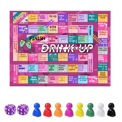 Алкогольные настольные игры с интерактивными элементами для игрового вечера, дня рождения, с 2-8 игроками