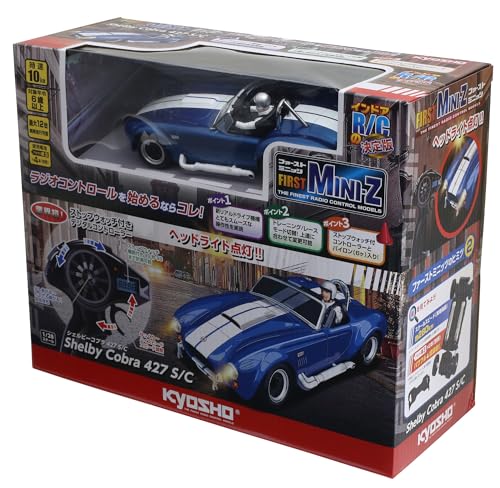 Kyosho Egg R/C 1/28 First Mini-Z Shelby Cobra 427 S/C 66610 Unisex