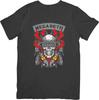 Megadeath 4 Музыка Унисекс Посадка для Мужчин и Женщин Качественная Хлопковая Футболка Черная