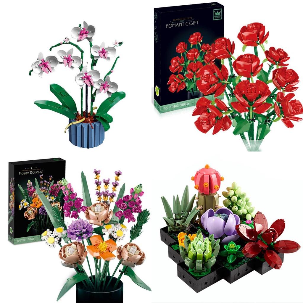 Plastic Butterfly Orchid Bonsai Flower Cluster