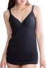 Maternity Breastfeeding Camisole Nursing Bra Cami Supervised by a Midwifery Clinic Made with Moms Soft Fit Gummy Includes 7 Sizes L Black [ANGELIEBE]
