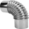 Stainless Steel Stove Pipe Elbow 90 Degree Chimney Exhaust Elbow Durable Chimney Elbow  Ventilation