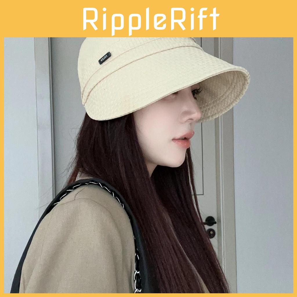 Polyester Women Uv Protection Sun Hat With Wide Brim For Spring Summer Outdoors