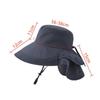 Summer Outdoor Neck Protection UV Anti Bucket Hat Shawl Visor Cap Sun Hat Ladies Hat