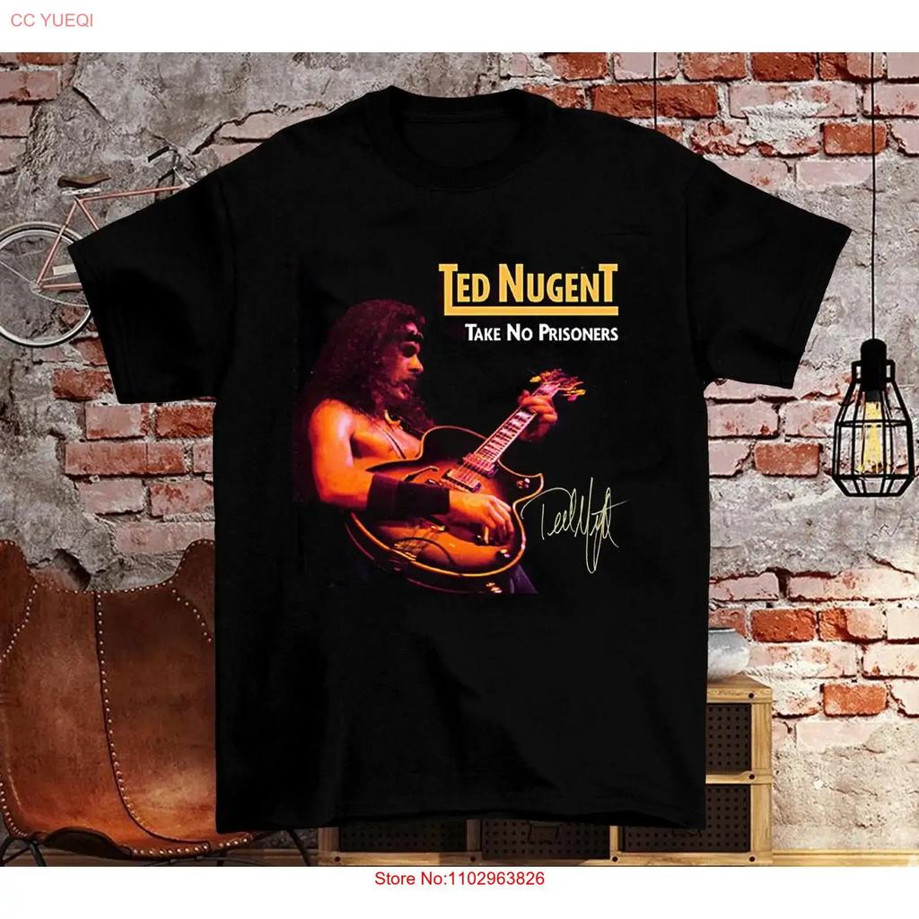 Ted Nugent take no prisoners All size short sleeve T Shirt vintage Washed Versatile Soft designer clothes Comfortable Stylish