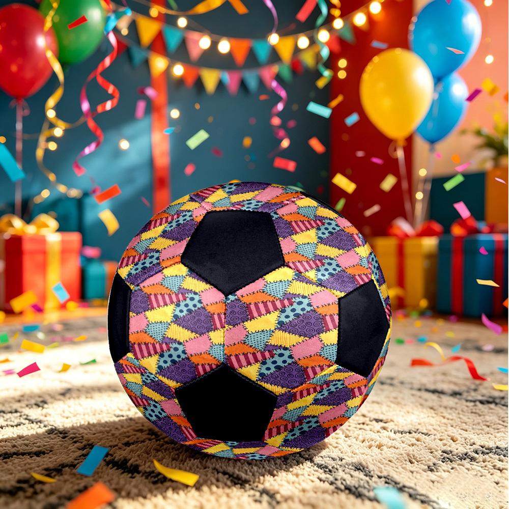 1pc Patchwork Quilt Lightweight PVC Training Soccer Ball, Size 5, Suitable for Indoor and Outdoor TrainingGift y60330