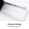 Handheld Magnifier 30X 10X Magnifying Glass with LED Light Foldable Handle for Reading Full Book