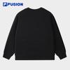 FILA FUSION Unisex Fleece-Lined Crewneck Sweatshirt
