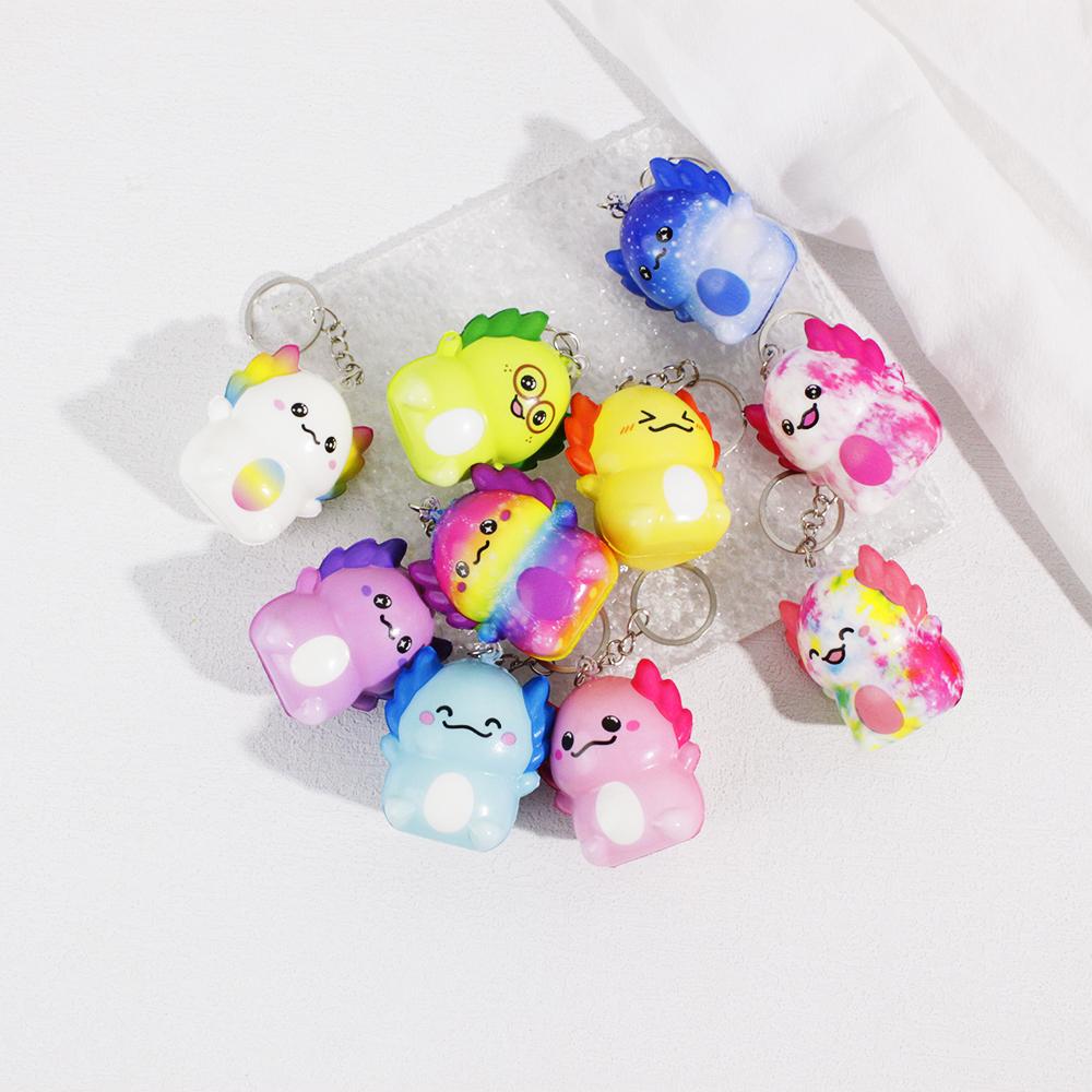 Kawaii Salamander Squeeze Toy Non-Toxic PU Foam Design Quick Delivery Factory Supply Anti-Stress Portable Anxiety Relief Gift