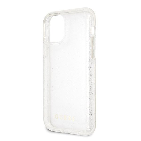 Guess Guhcn65Pcglsi Iphone 11 Pro Maxsrebrny/Silver Hard Case Glitter