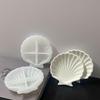 3D Shell силиконовая форма DIY эпоксидная смола ювелирное изделие блюдо гребешок поднос для хранения капель океан стиль подсвечник гипсовая форма