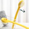 2Pcs Bath Brush Duck Design Gentle Exfoliation Deep Cleansing Bath Brush with Long Handle Ergonomic Grip Back Scrubber