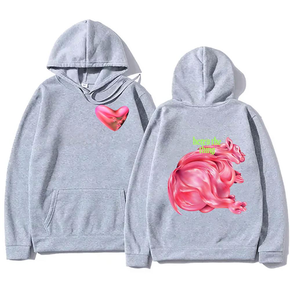 Fontaines DC Here's The Thing Hoodie New Creative Sweatshirt Fashion Two Sides Print Clothing Unisex High Street Sportswear Hoody