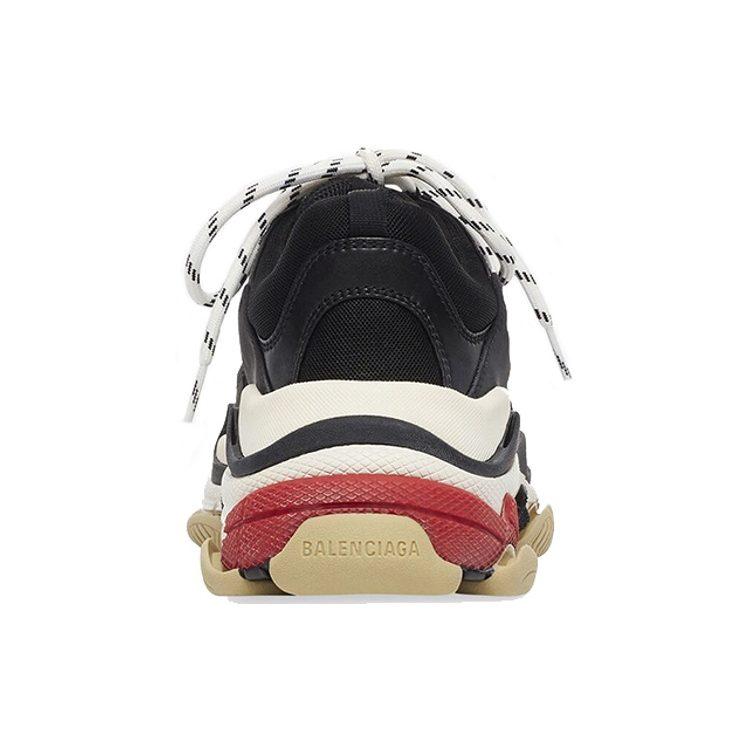 Balenciaga Кроссовки Triple S 'Черно-красные' 533882W09OM1000