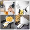 Stainless Steel Packing Shovel Single/Double Handle Fries Shovel Loader  Kitchen Gadget