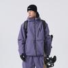 Baggy Ski Jacket for Men and Women Breathable Snow Coat Waterproof Insulated Waterproof Snowboard Jackets With Hood Loose Fit Windproof Skiing Jacket