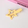 Cute Star Barrettes Clip Hairpin Y2K Girls Ornaments Headdress Hair Accessories Harajuku Barrettes Clip Bangs Hairpin