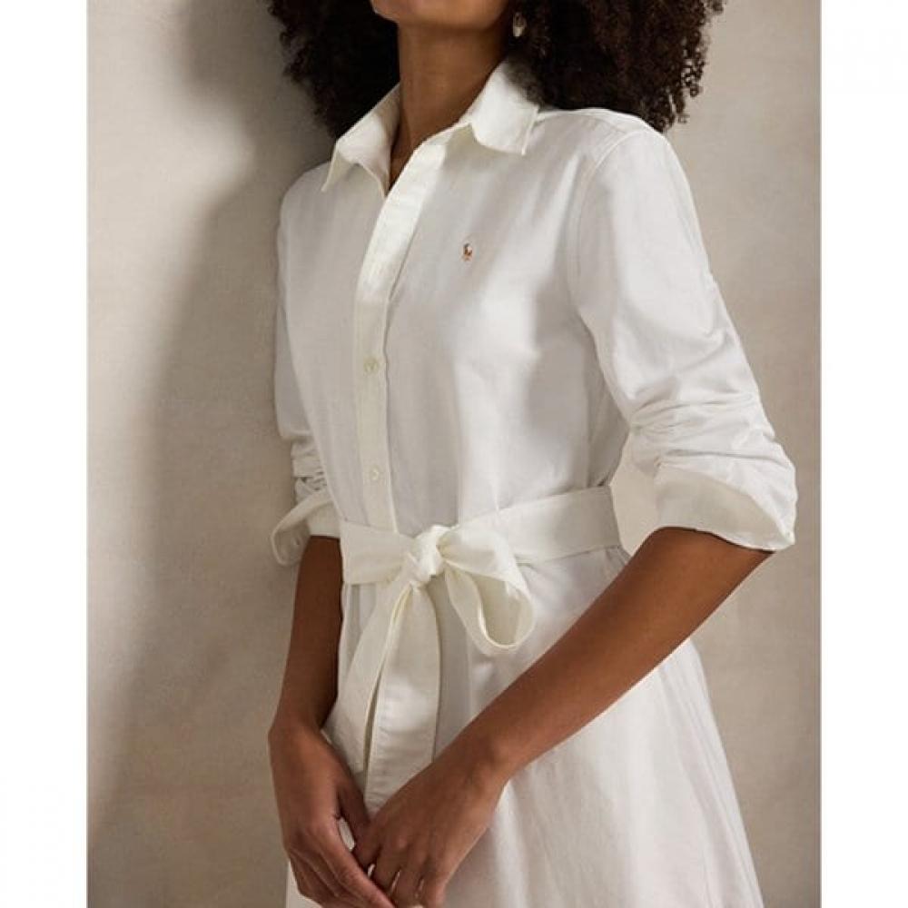 Polo Ralph Lauren Women S Cotton Belt Oxford ShirtdreSS wmpodrSnfa20589100