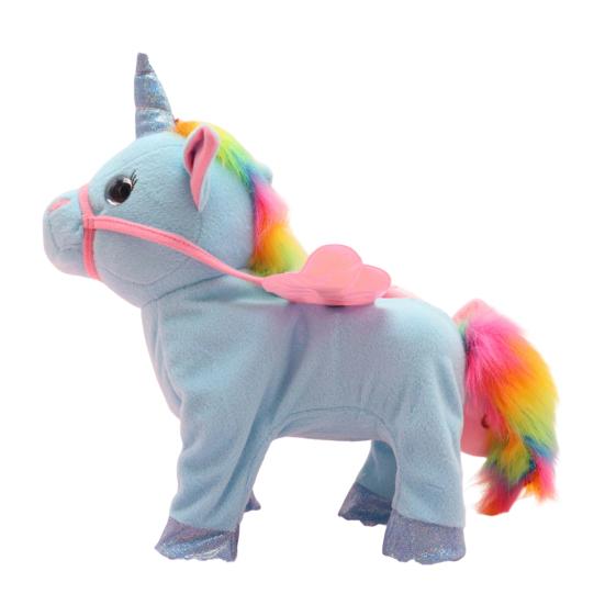 Yousheng Electric Плюшевая Игрушка Летающая Лошадь с Веревкой Поющая Ходячая Лошадь Плюшевая Игрушка для Малышей Мальчиков Девочек Интерактивная Имитация Чучело Животное Игрушка