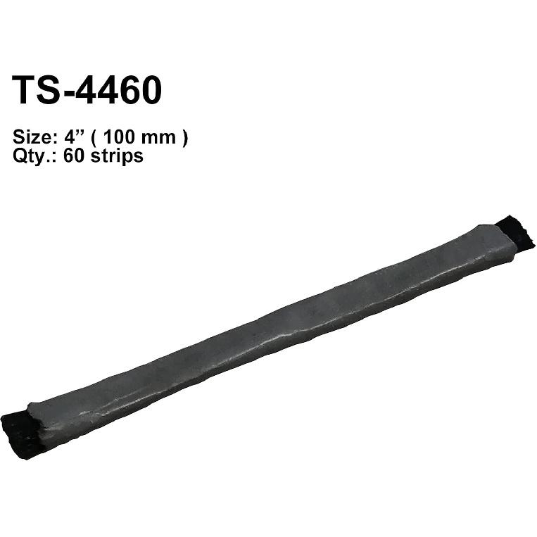 TS-4460 Vulcanizing Tire Puncture Repair Strips Tire Repair ert for Car Truck Motorcycle Bike (4", 60pcs)