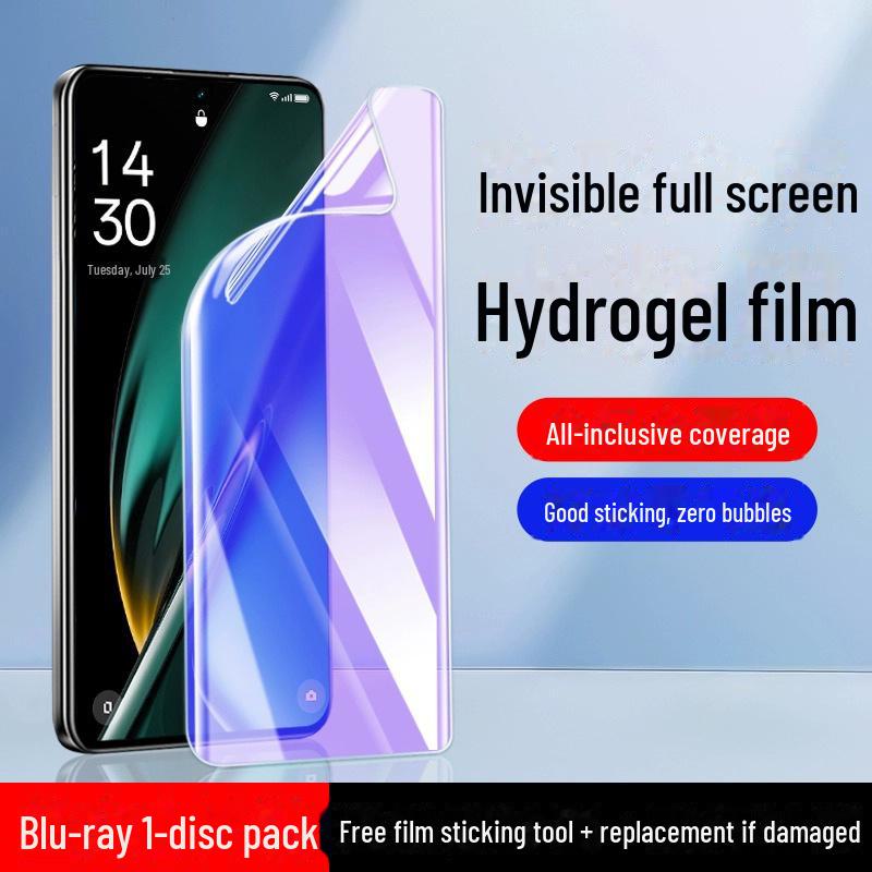 Compatible Hydrogel Film for OPPO R17 Pro/R15/R11 Full Screen, K10 Vitality, K9, K7x, K5 Anti-Peeping Screen Protector